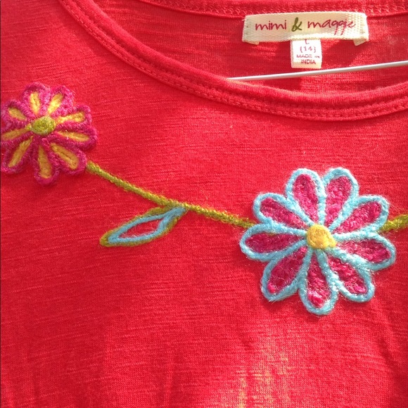 Red flower dress - Picture 3 of 5